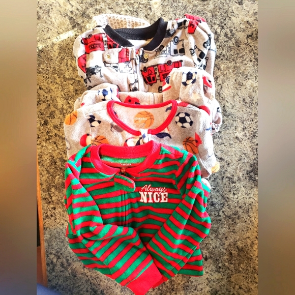 Carter's Other - CARTERS/ ABSORBA 2T / 24M SLEEPER ONESIE FOOTIE BUNDLE (3).